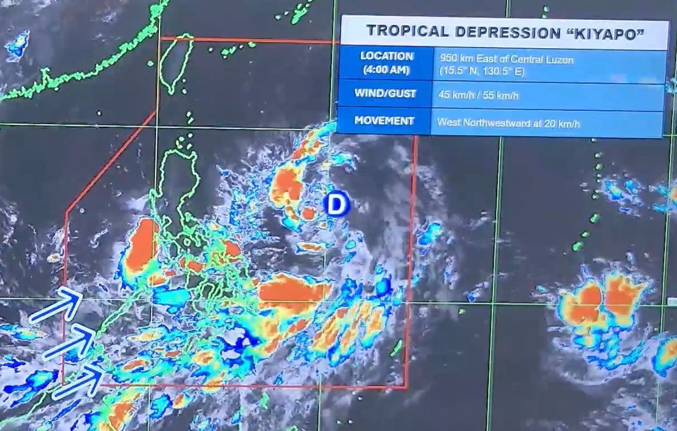 Kiyapo weakens but still threatens: Signal No. 1 up in 12 areas as storm nears Cagayan