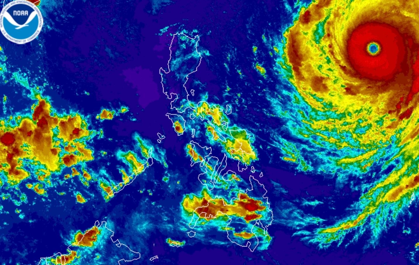 Super Typhoon Rosal Strengthens Over Philippine Sea, Signal No. 1 Up in Luzon